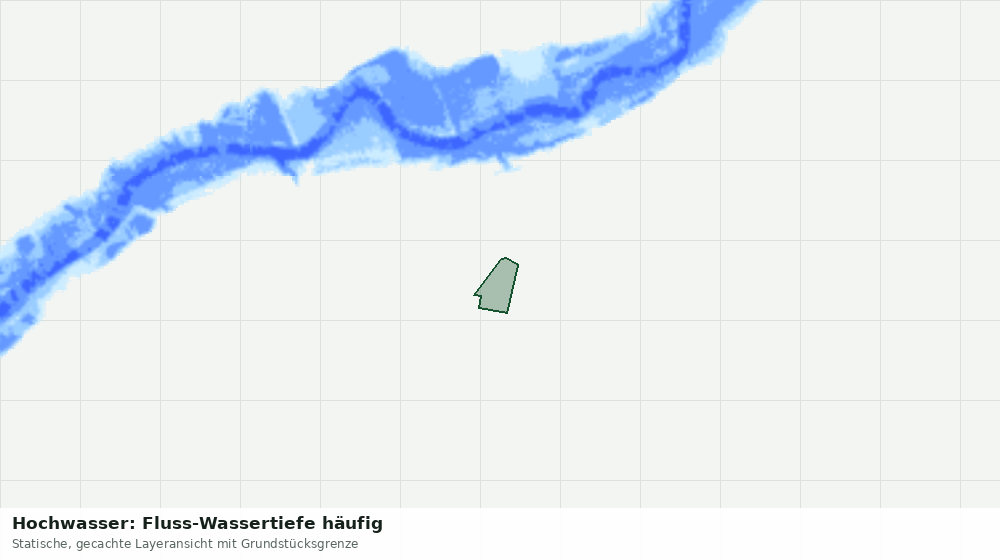 Statische Kartenansicht: Hochwasser: Fluss-Wassertiefe häufig