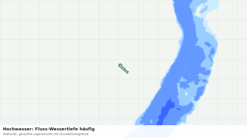 Statische Kartenansicht: Hochwasser: Fluss-Wassertiefe häufig