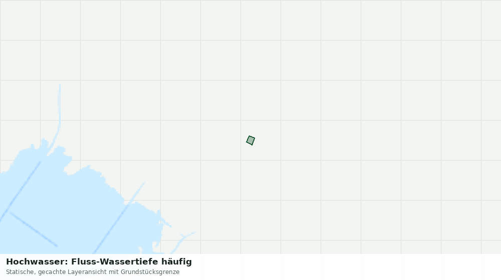 Statische Kartenansicht: Hochwasser: Fluss-Wassertiefe häufig