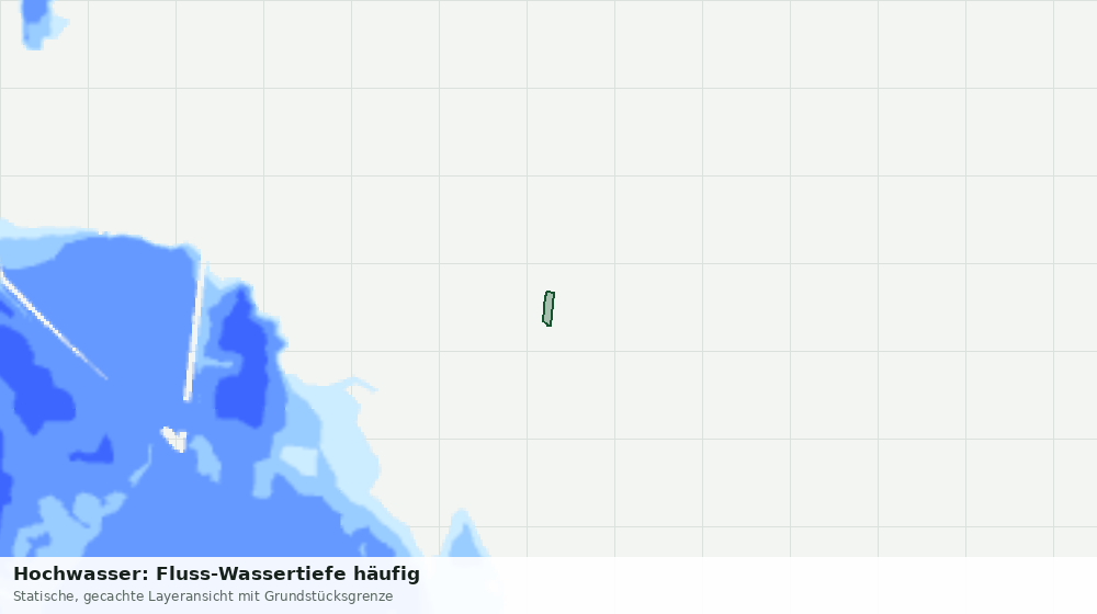 Statische Kartenansicht: Hochwasser: Fluss-Wassertiefe häufig