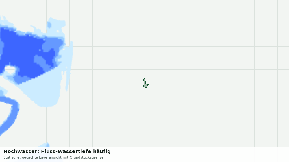 Statische Kartenansicht: Hochwasser: Fluss-Wassertiefe häufig