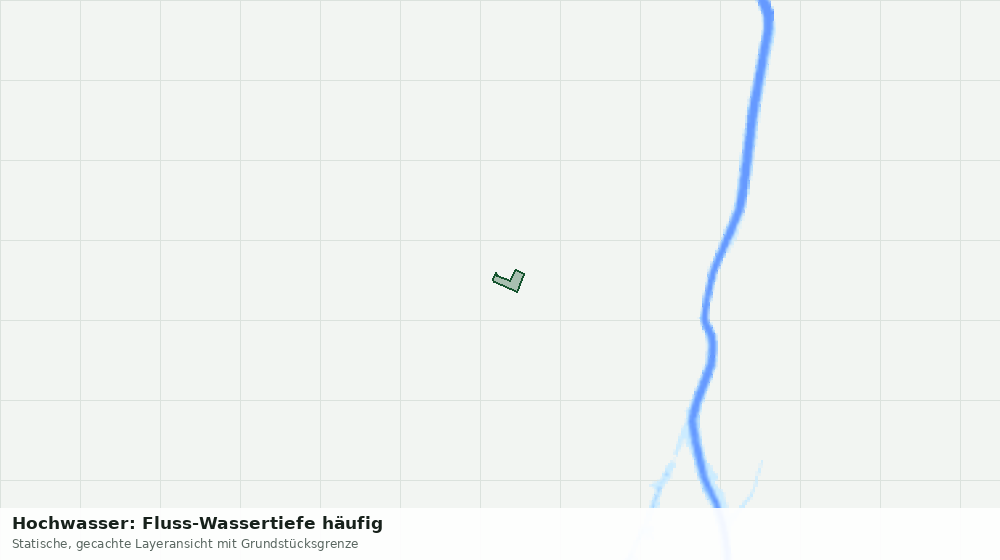Statische Kartenansicht: Hochwasser: Fluss-Wassertiefe häufig