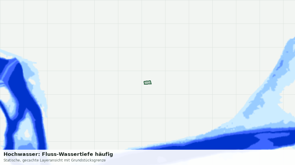 Statische Kartenansicht: Hochwasser: Fluss-Wassertiefe häufig