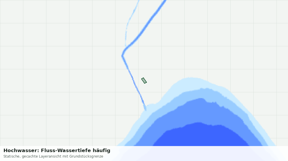 Statische Kartenansicht: Hochwasser: Fluss-Wassertiefe häufig