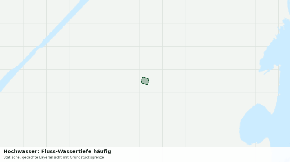 Statische Kartenansicht: Hochwasser: Fluss-Wassertiefe häufig