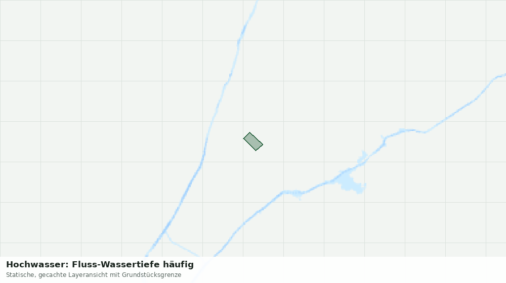 Statische Kartenansicht: Hochwasser: Fluss-Wassertiefe häufig