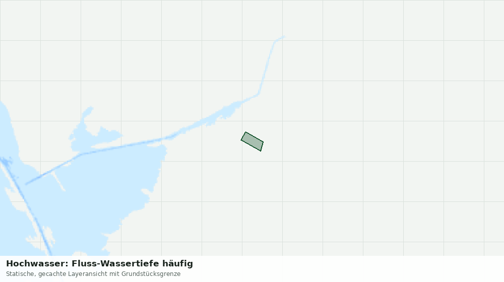 Statische Kartenansicht: Hochwasser: Fluss-Wassertiefe häufig