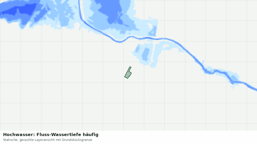 Statische Kartenansicht: Hochwasser: Fluss-Wassertiefe häufig