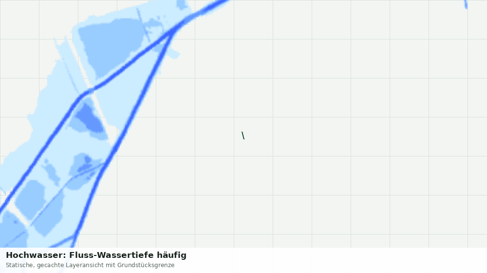 Statische Kartenansicht: Hochwasser: Fluss-Wassertiefe häufig