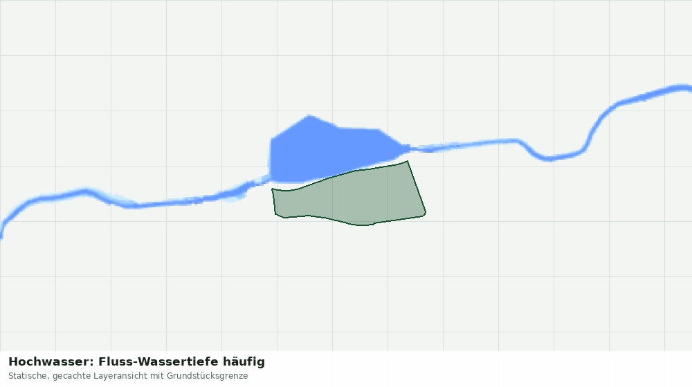 Statische Kartenansicht: Hochwasser: Fluss-Wassertiefe häufig