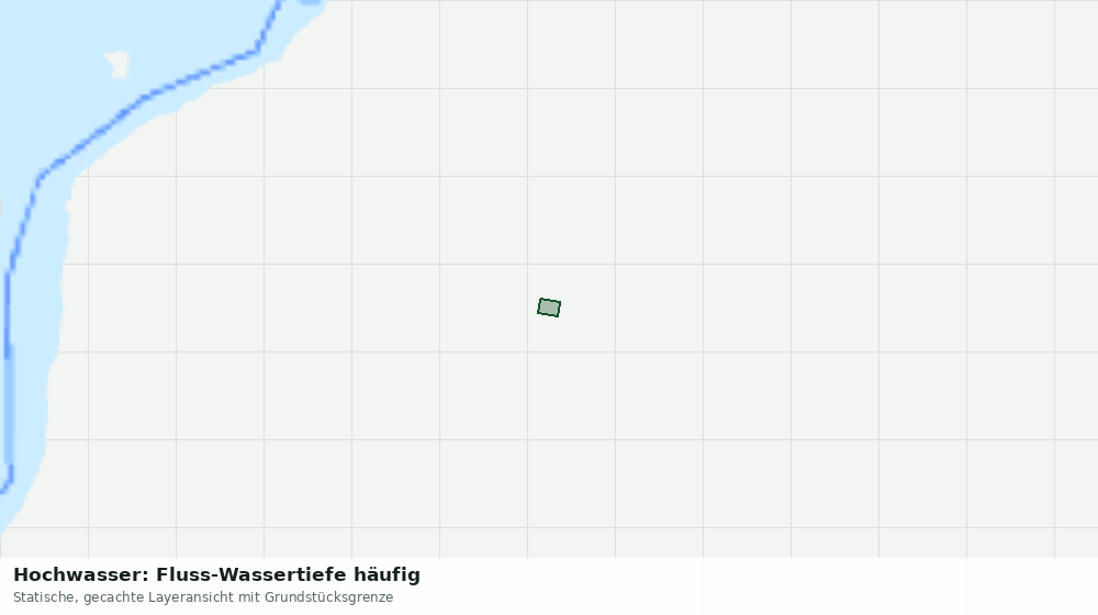 Statische Kartenansicht: Hochwasser: Fluss-Wassertiefe häufig