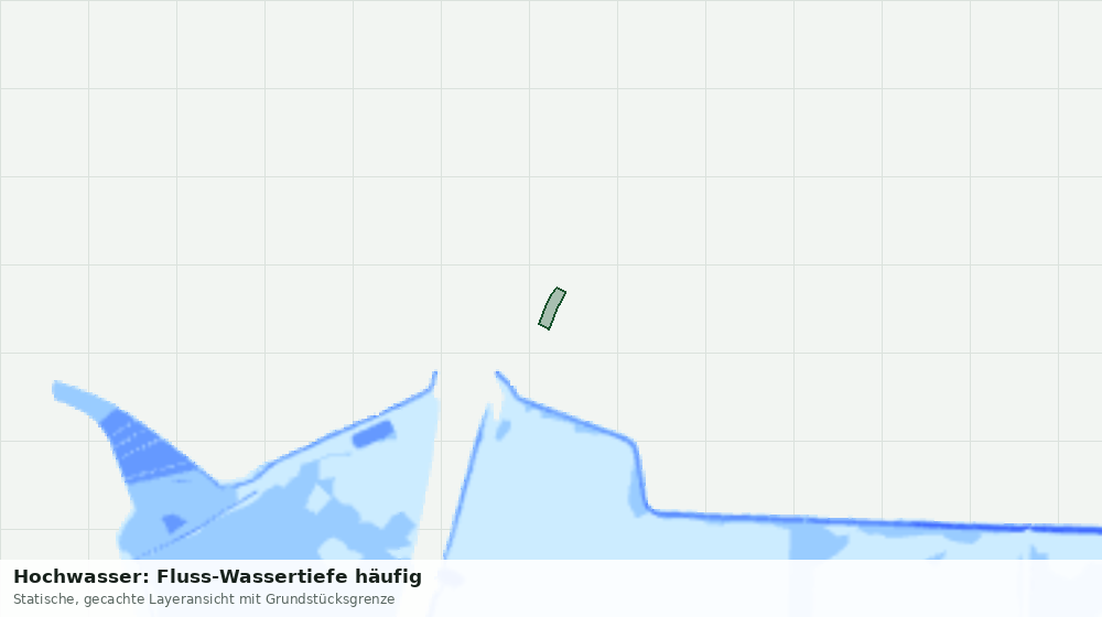 Statische Kartenansicht: Hochwasser: Fluss-Wassertiefe häufig