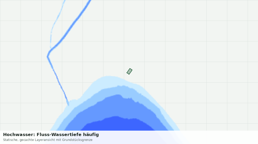 Statische Kartenansicht: Hochwasser: Fluss-Wassertiefe häufig