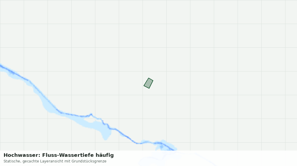 Statische Kartenansicht: Hochwasser: Fluss-Wassertiefe häufig