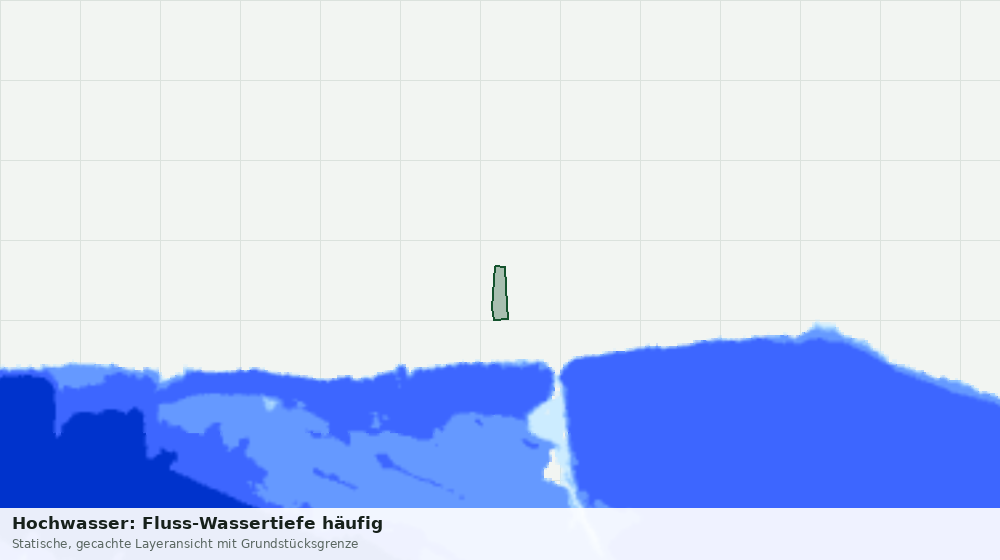 Statische Kartenansicht: Hochwasser: Fluss-Wassertiefe häufig