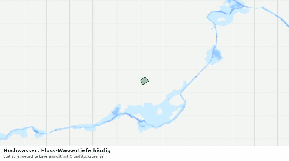 Statische Kartenansicht: Hochwasser: Fluss-Wassertiefe häufig