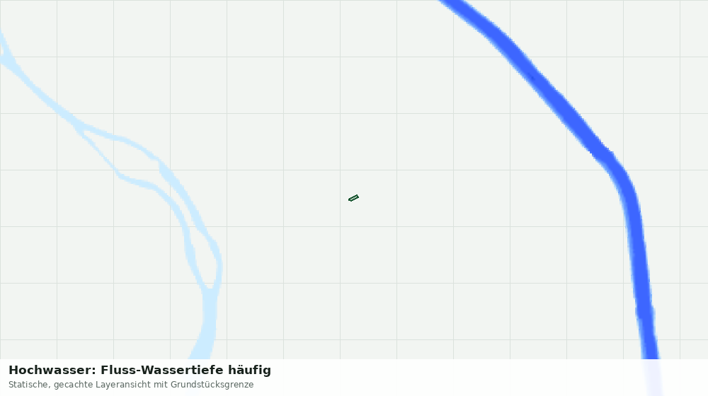 Statische Kartenansicht: Hochwasser: Fluss-Wassertiefe häufig