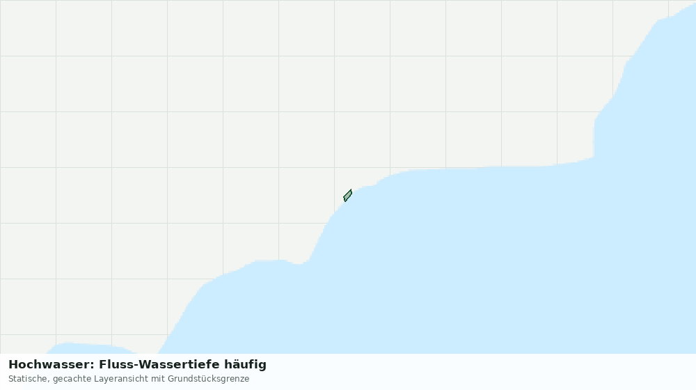 Statische Kartenansicht: Hochwasser: Fluss-Wassertiefe häufig