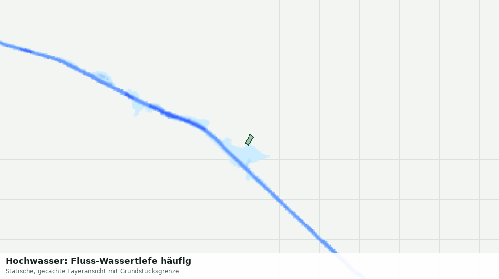 Statische Kartenansicht: Hochwasser: Fluss-Wassertiefe häufig
