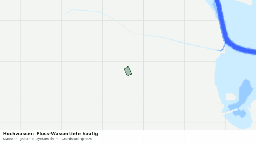 Statische Kartenansicht: Hochwasser: Fluss-Wassertiefe häufig