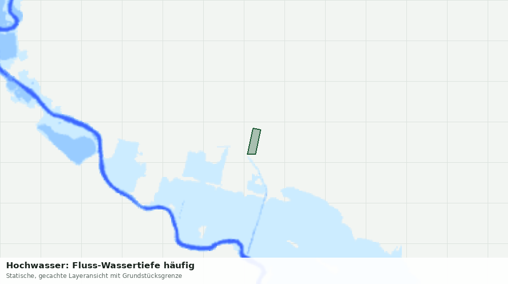 Statische Kartenansicht: Hochwasser: Fluss-Wassertiefe häufig