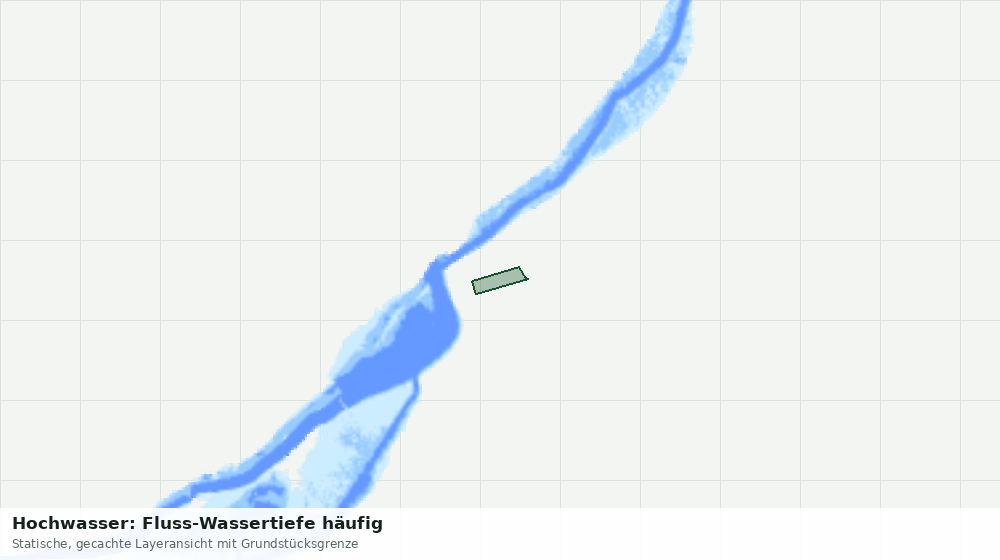 Statische Kartenansicht: Hochwasser: Fluss-Wassertiefe häufig