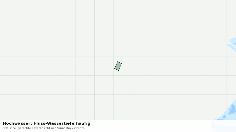 Statische Kartenansicht: Hochwasser: Fluss-Wassertiefe häufig