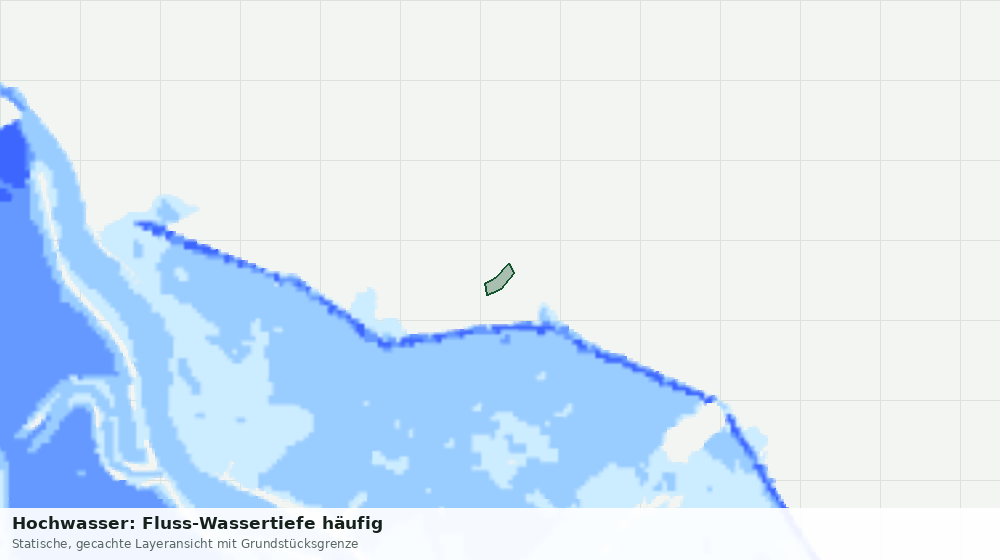 Statische Kartenansicht: Hochwasser: Fluss-Wassertiefe häufig