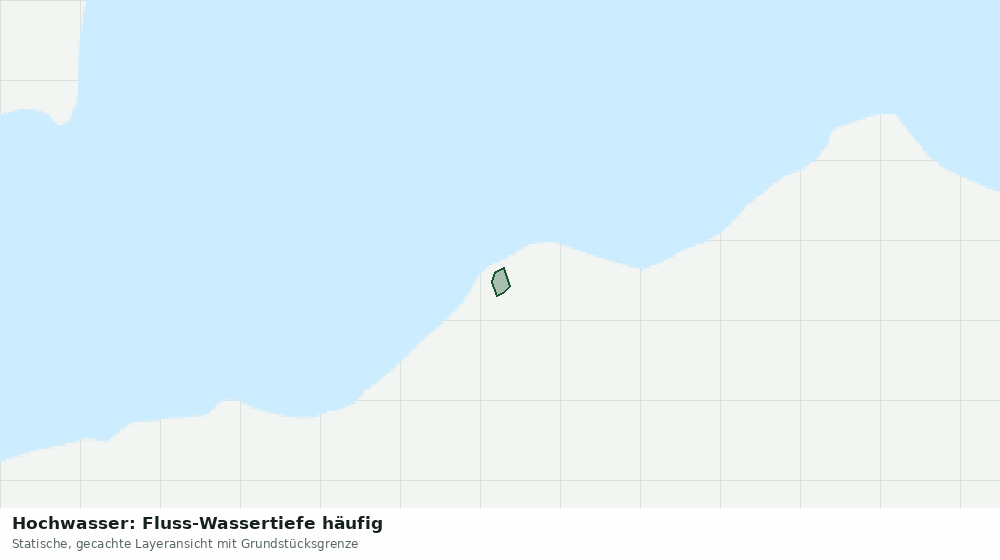 Statische Kartenansicht: Hochwasser: Fluss-Wassertiefe häufig