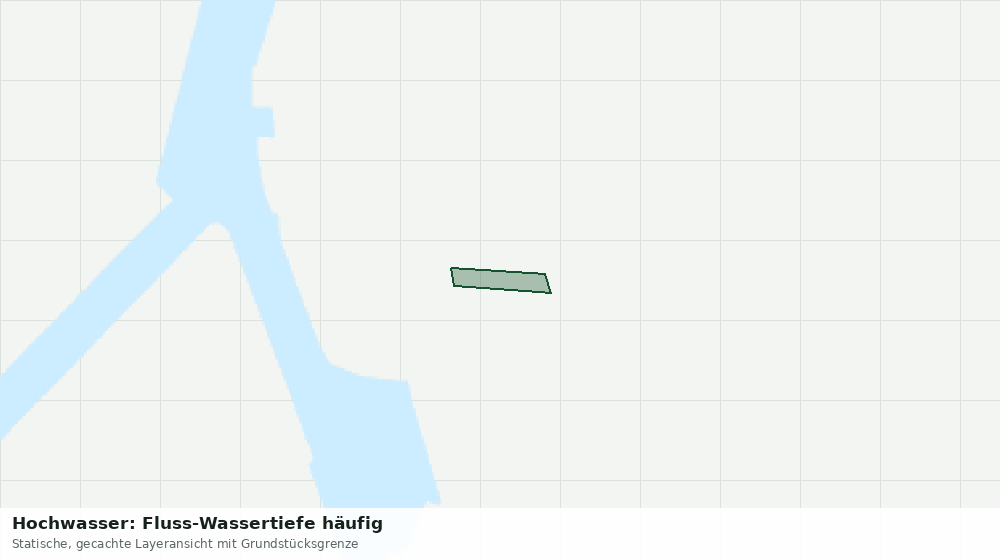 Statische Kartenansicht: Hochwasser: Fluss-Wassertiefe häufig