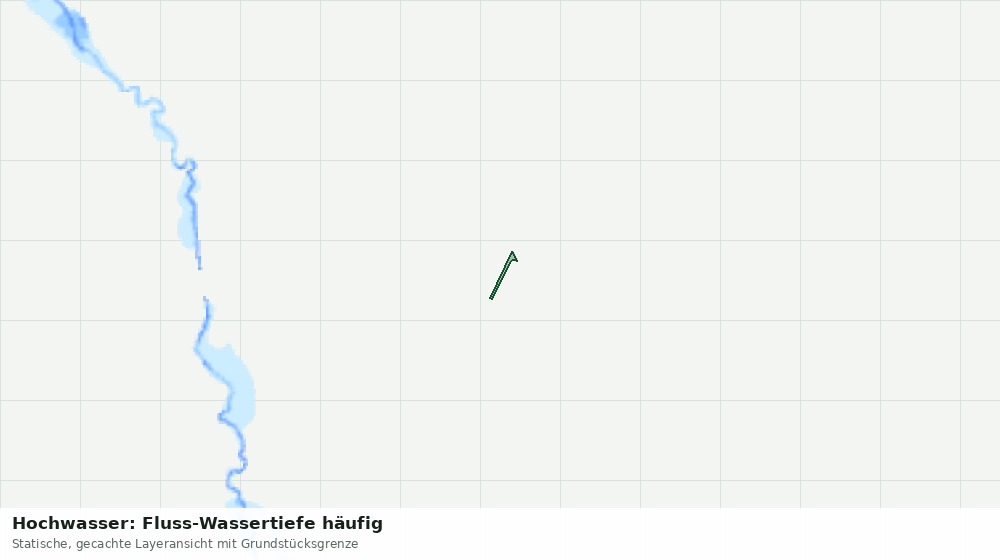 Statische Kartenansicht: Hochwasser: Fluss-Wassertiefe häufig