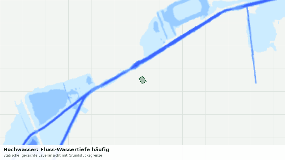 Statische Kartenansicht: Hochwasser: Fluss-Wassertiefe häufig
