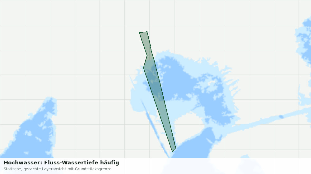 Statische Kartenansicht: Hochwasser: Fluss-Wassertiefe häufig