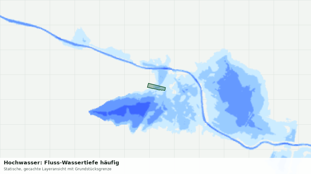 Statische Kartenansicht: Hochwasser: Fluss-Wassertiefe häufig