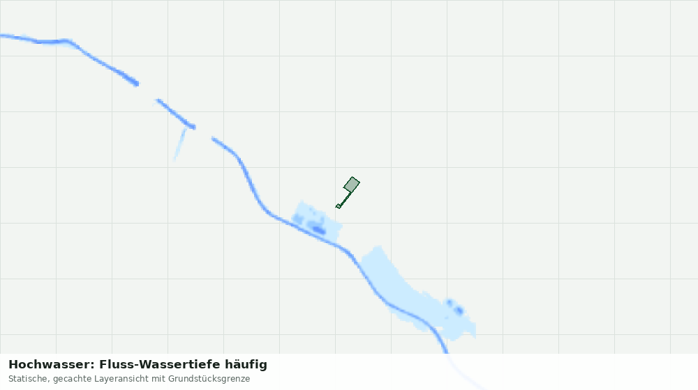 Statische Kartenansicht: Hochwasser: Fluss-Wassertiefe häufig