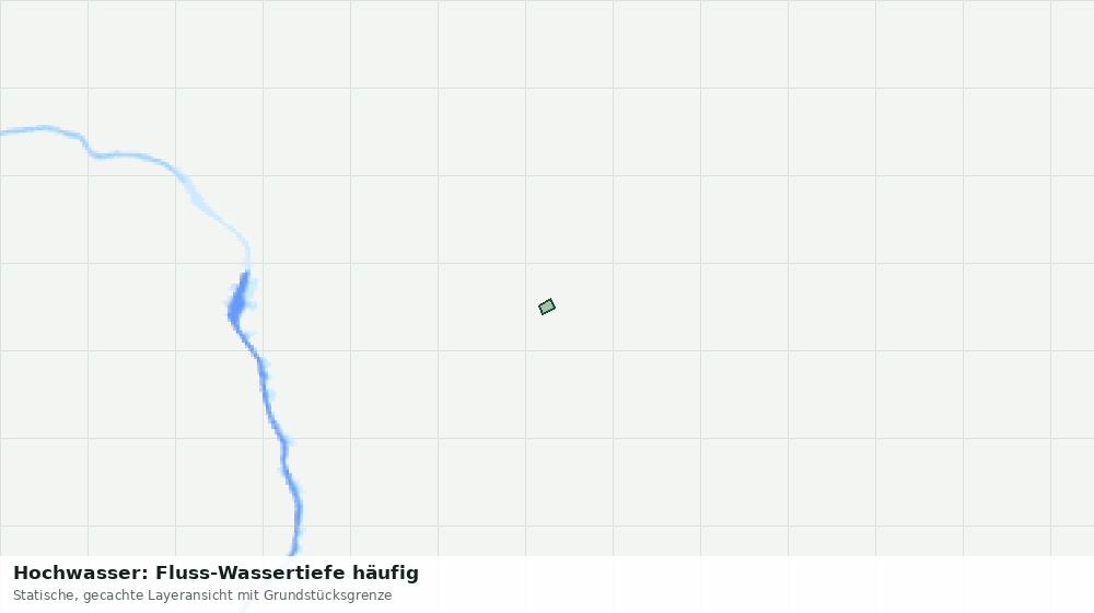 Statische Kartenansicht: Hochwasser: Fluss-Wassertiefe häufig