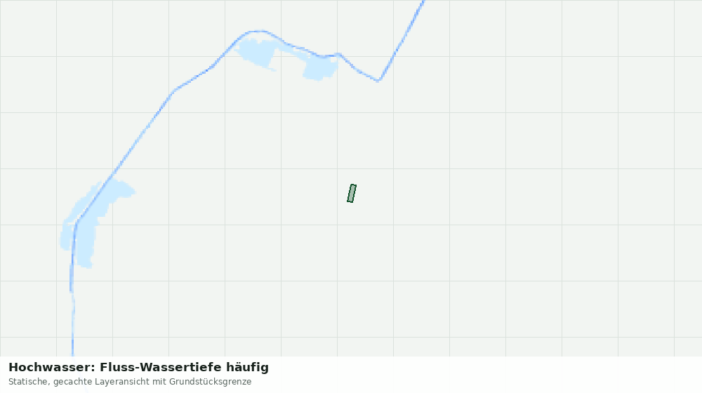 Statische Kartenansicht: Hochwasser: Fluss-Wassertiefe häufig