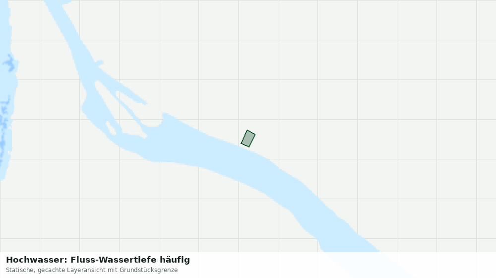 Statische Kartenansicht: Hochwasser: Fluss-Wassertiefe häufig