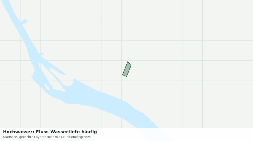 Statische Kartenansicht: Hochwasser: Fluss-Wassertiefe häufig