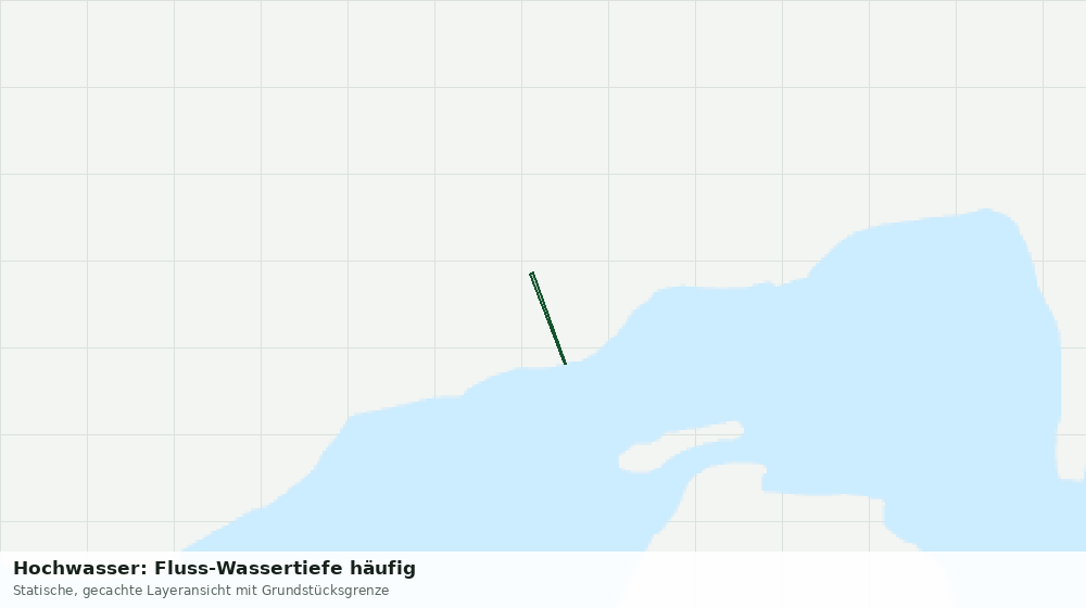 Statische Kartenansicht: Hochwasser: Fluss-Wassertiefe häufig