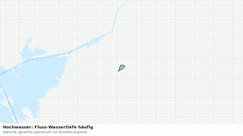 Statische Kartenansicht: Hochwasser: Fluss-Wassertiefe häufig