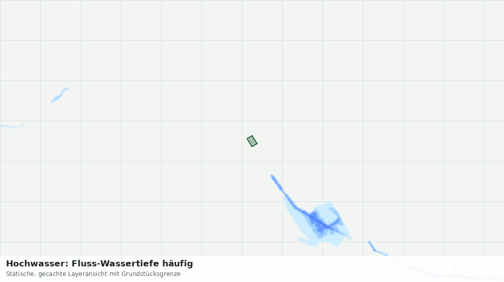 Statische Kartenansicht: Hochwasser: Fluss-Wassertiefe häufig