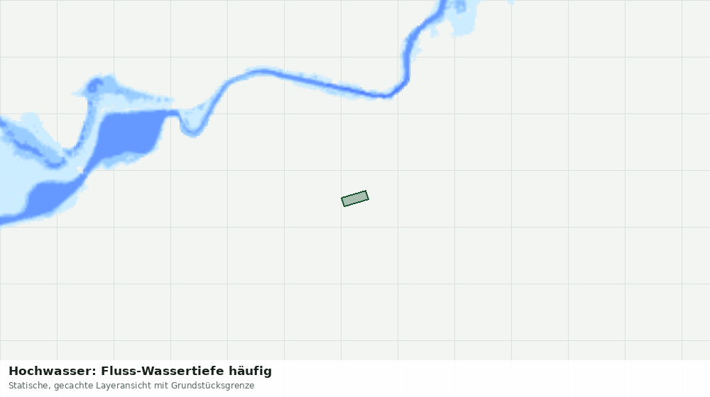 Statische Kartenansicht: Hochwasser: Fluss-Wassertiefe häufig