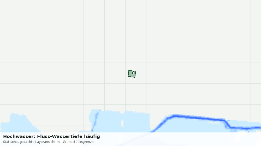 Statische Kartenansicht: Hochwasser: Fluss-Wassertiefe häufig
