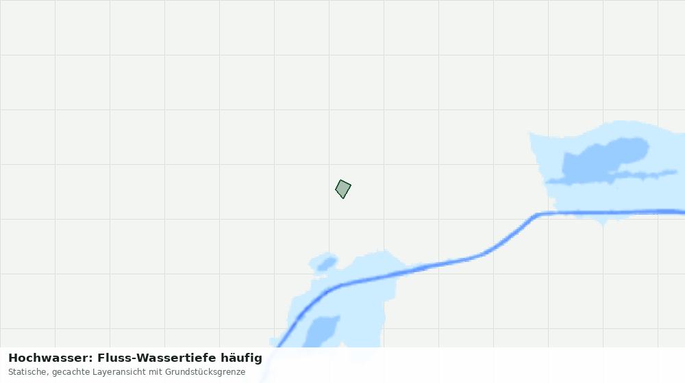 Statische Kartenansicht: Hochwasser: Fluss-Wassertiefe häufig