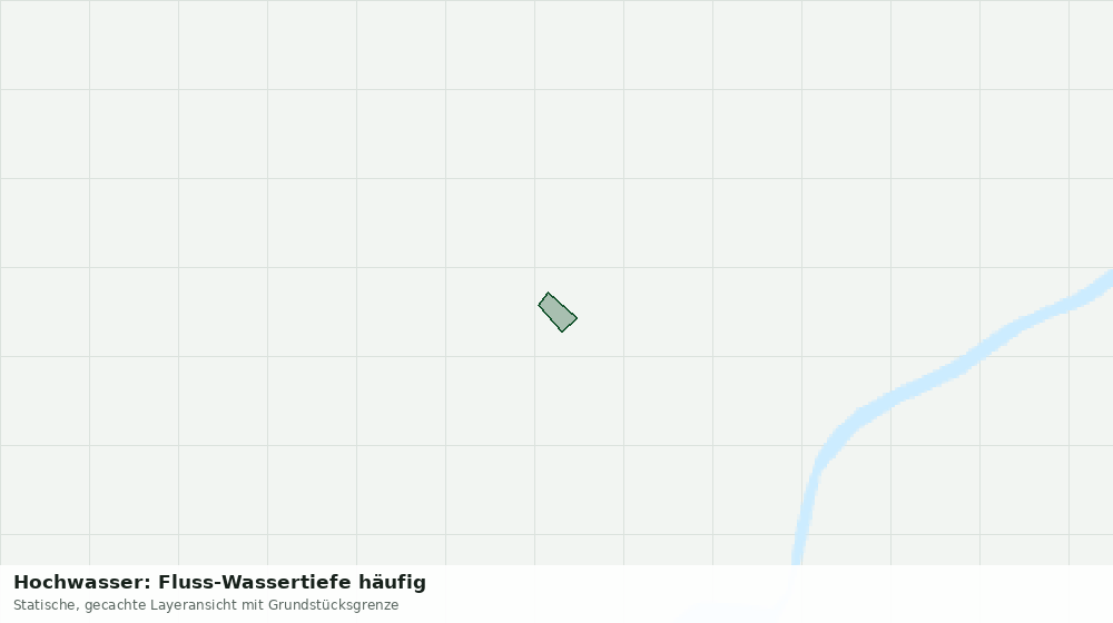 Statische Kartenansicht: Hochwasser: Fluss-Wassertiefe häufig