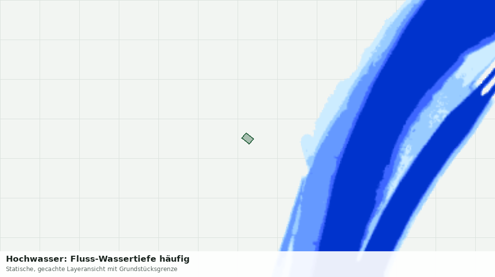 Statische Kartenansicht: Hochwasser: Fluss-Wassertiefe häufig
