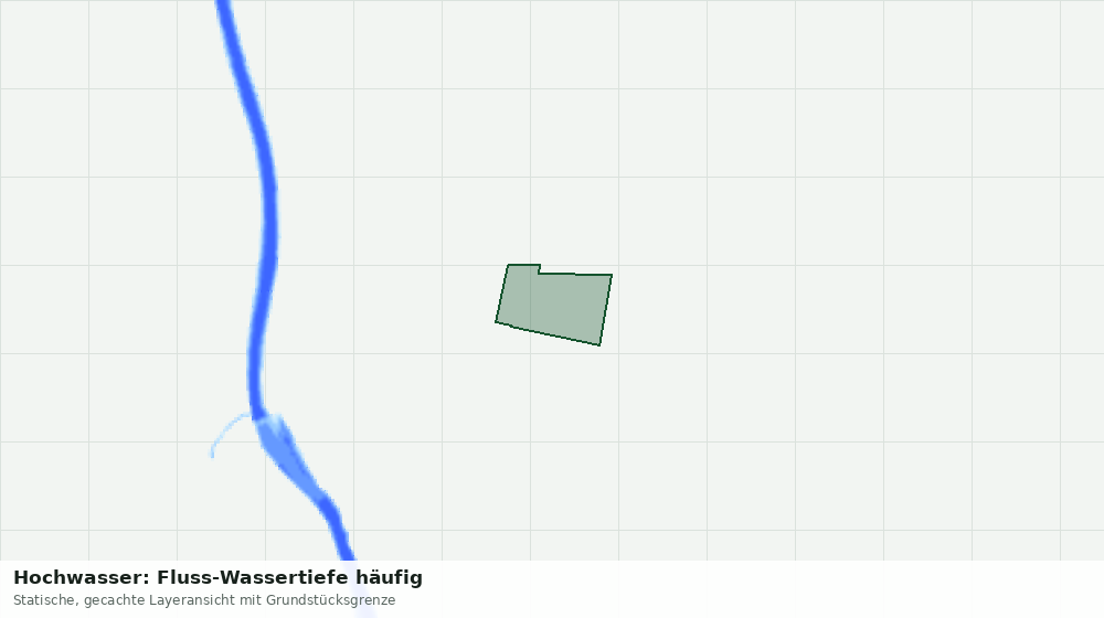Statische Kartenansicht: Hochwasser: Fluss-Wassertiefe häufig