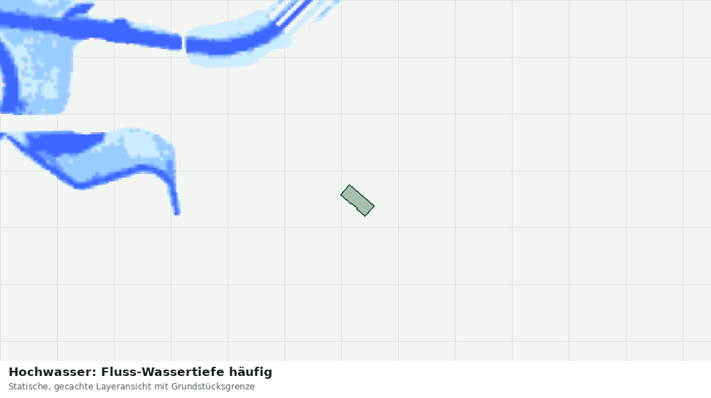 Statische Kartenansicht: Hochwasser: Fluss-Wassertiefe häufig