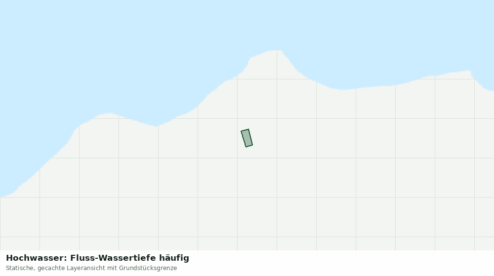 Statische Kartenansicht: Hochwasser: Fluss-Wassertiefe häufig